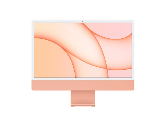 iMac 24 orange face